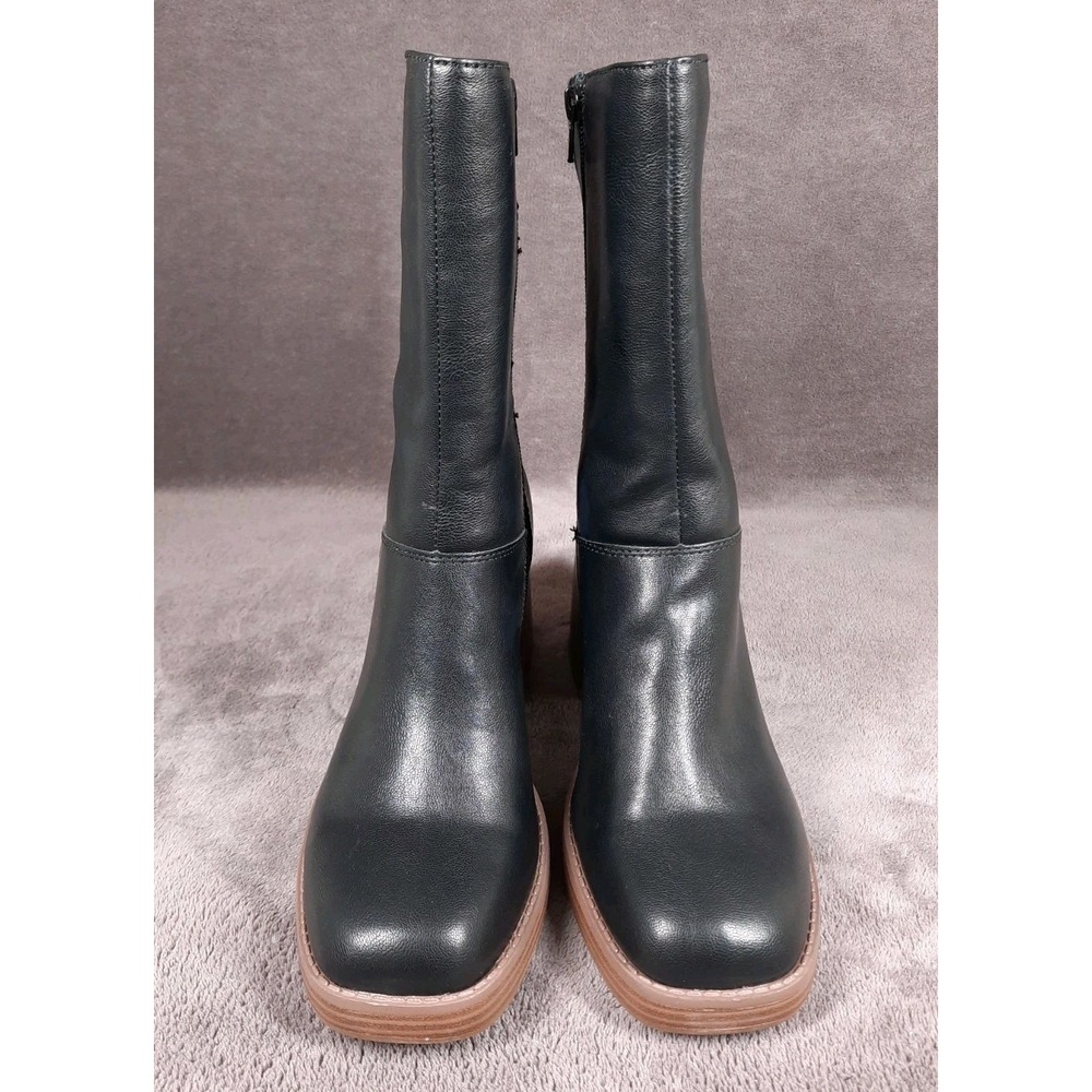 Sun + Stone Womens Aleenn Mid-Calf Boots | Black | 5.5 Medium - Picture 4 of 7
